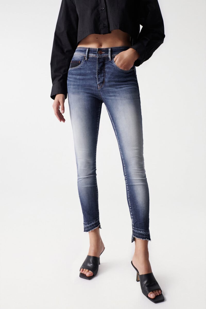 pedro del hierro Vaqueros faith push in cropped lavado premium Superdescuento