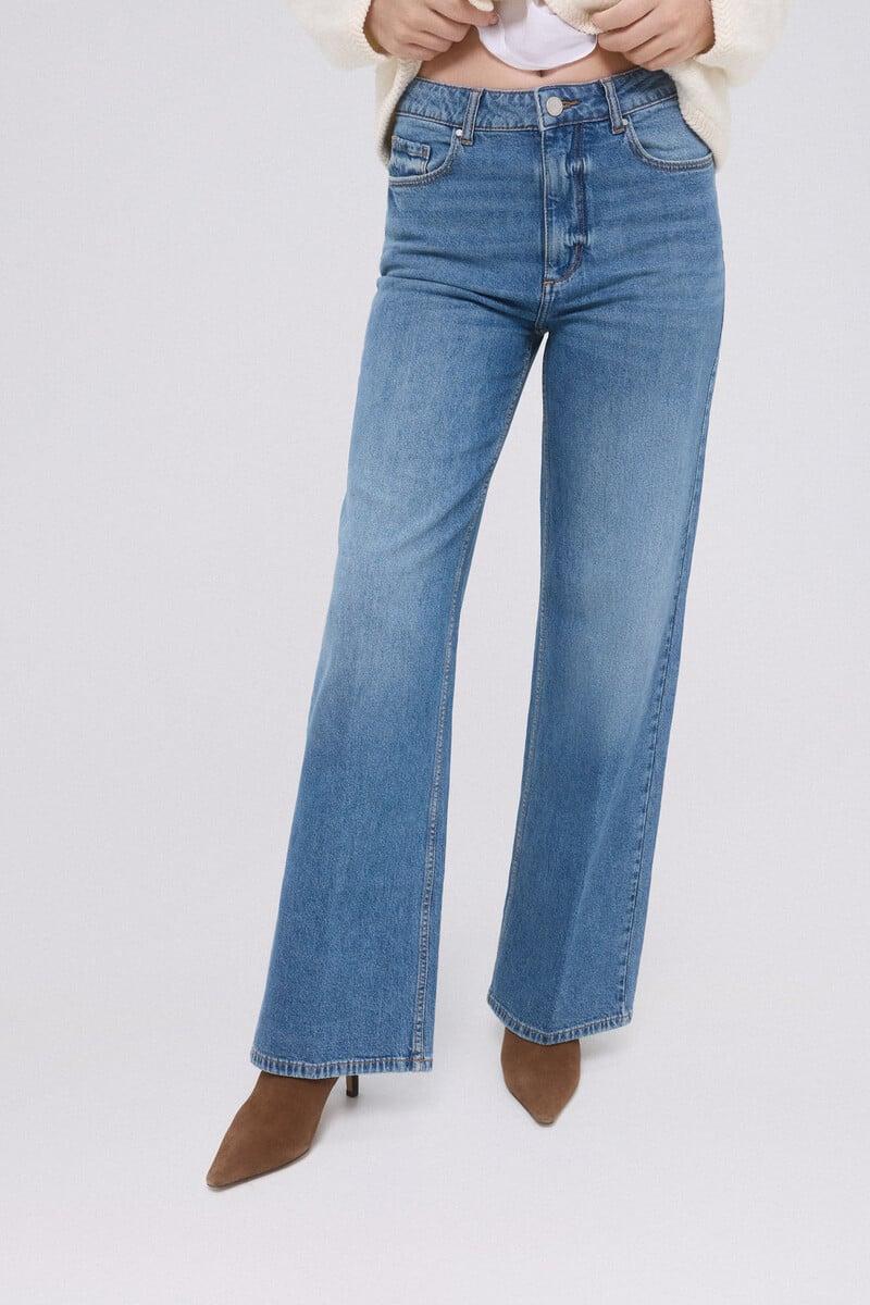 pedro del hierro Pantalones vaqueros wide leg full length Outlet