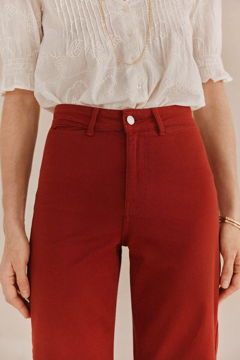 pedro del hierro Briana. Jeans wide leg Venta caliente