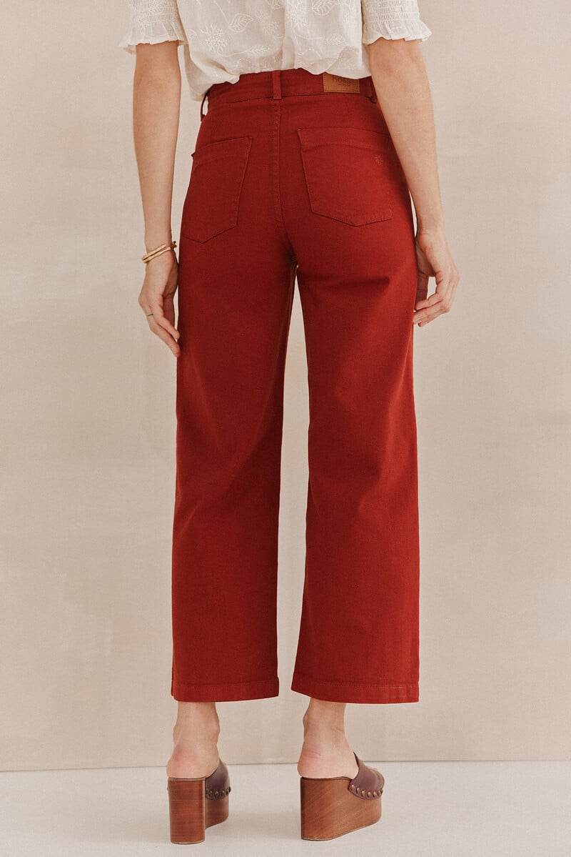 pedro del hierro Briana. Jeans wide leg Venta caliente