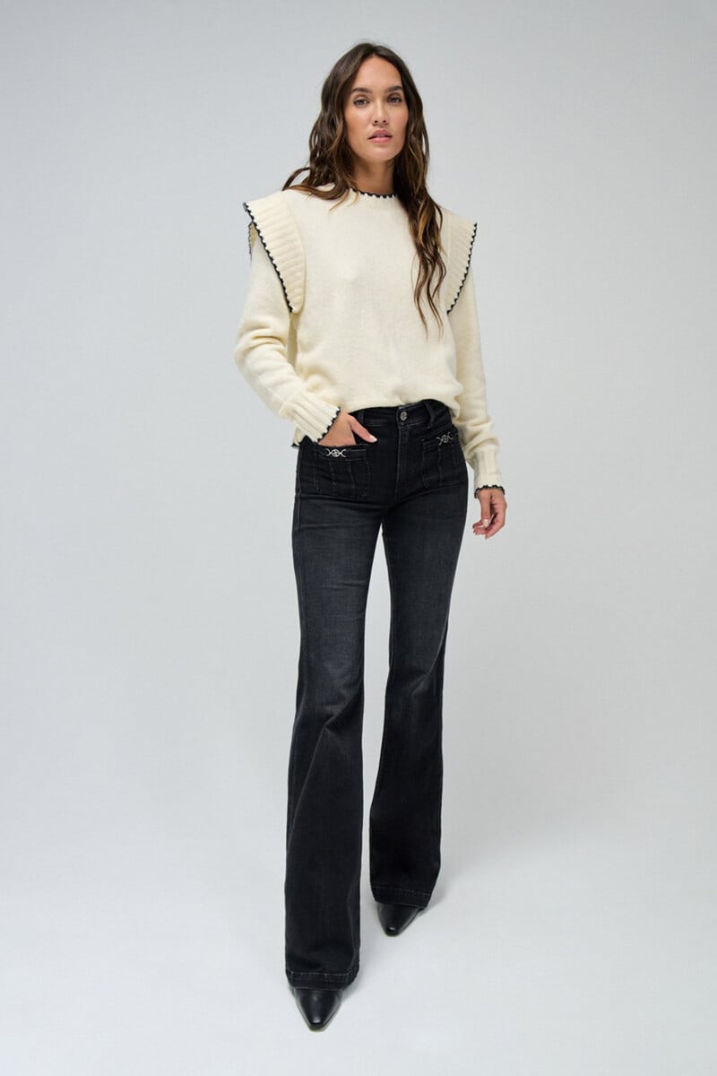 pedro del hierro Jeans Destiny push up bootcut con bolsillos Mejor oferta