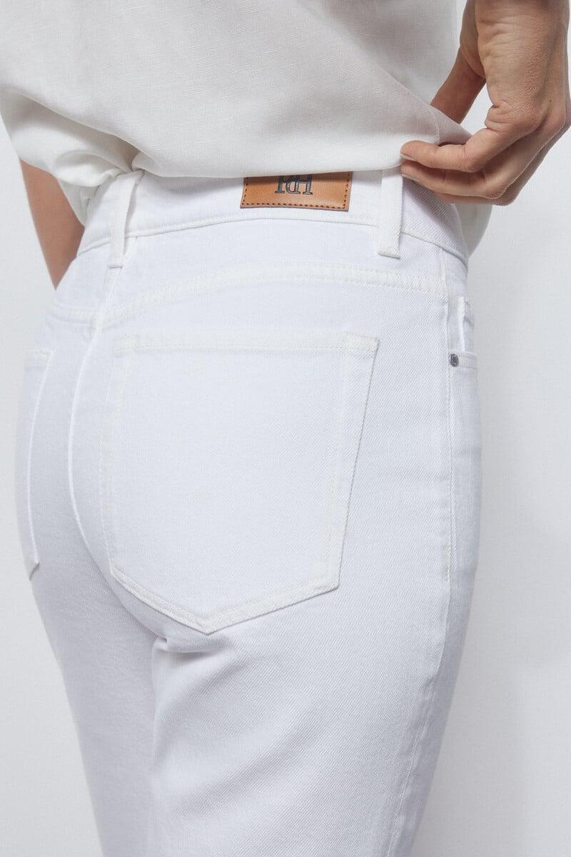 pedro del hierro Pantalón vaquero skinny flare cropped Rebajas online