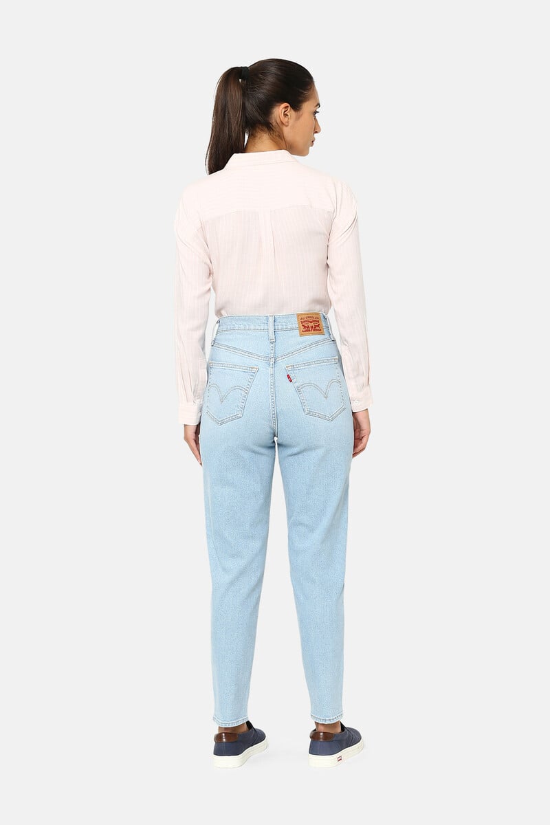 pedro del hierro Jeans Mom Tiro Alto Envío internacional gratuito