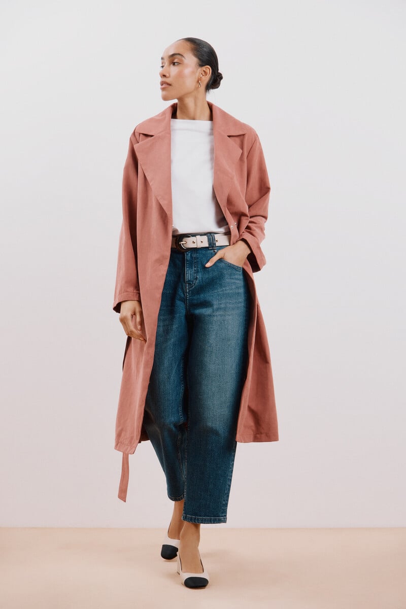 pedro del hierro Gabardina fluida waterrepelent Rebajas
