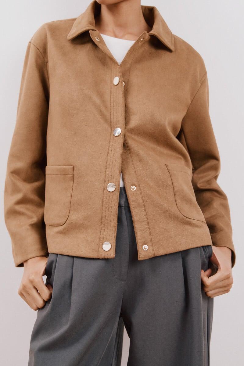 pedro del hierro Chaqueta efecto piel Ofertas