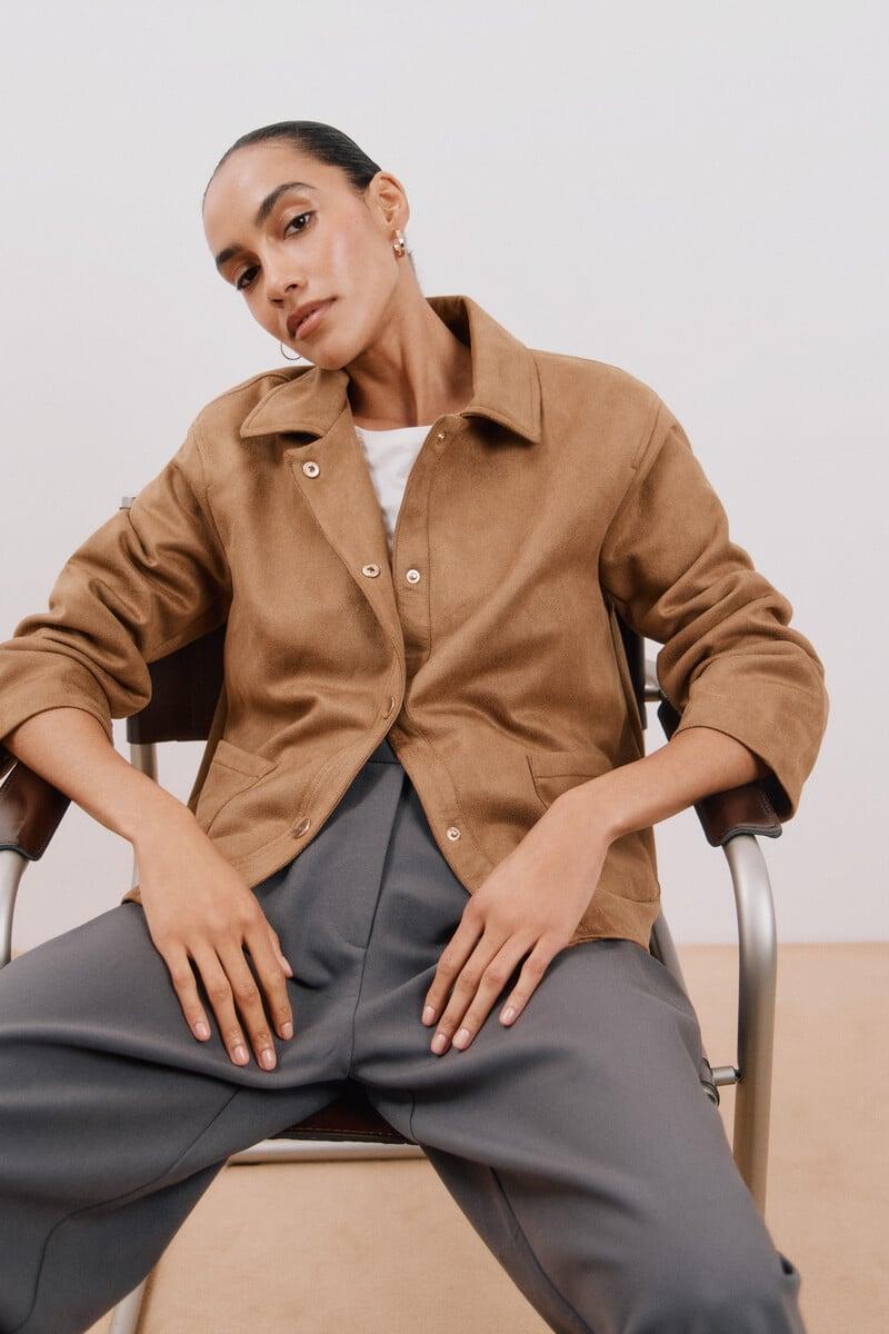 pedro del hierro Chaqueta efecto piel Ofertas