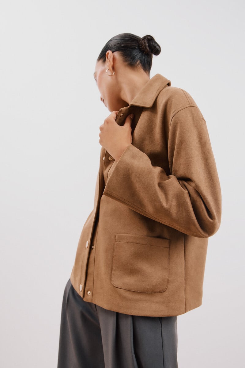 pedro del hierro Chaqueta efecto piel Ofertas