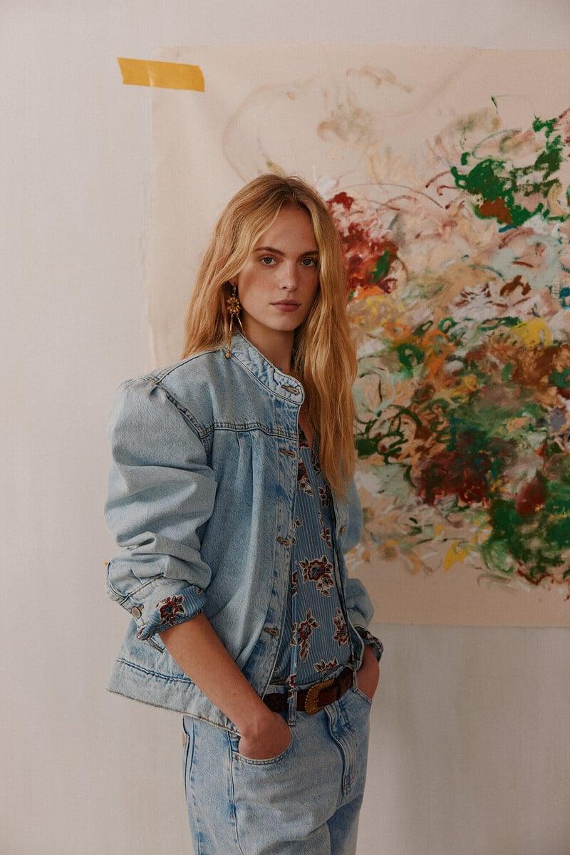 pedro del hierro Blanca. Chaqueta bomber denim Los más vendidos