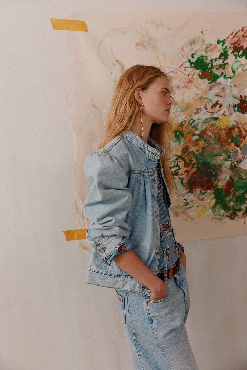 pedro del hierro Blanca. Chaqueta bomber denim Los más vendidos