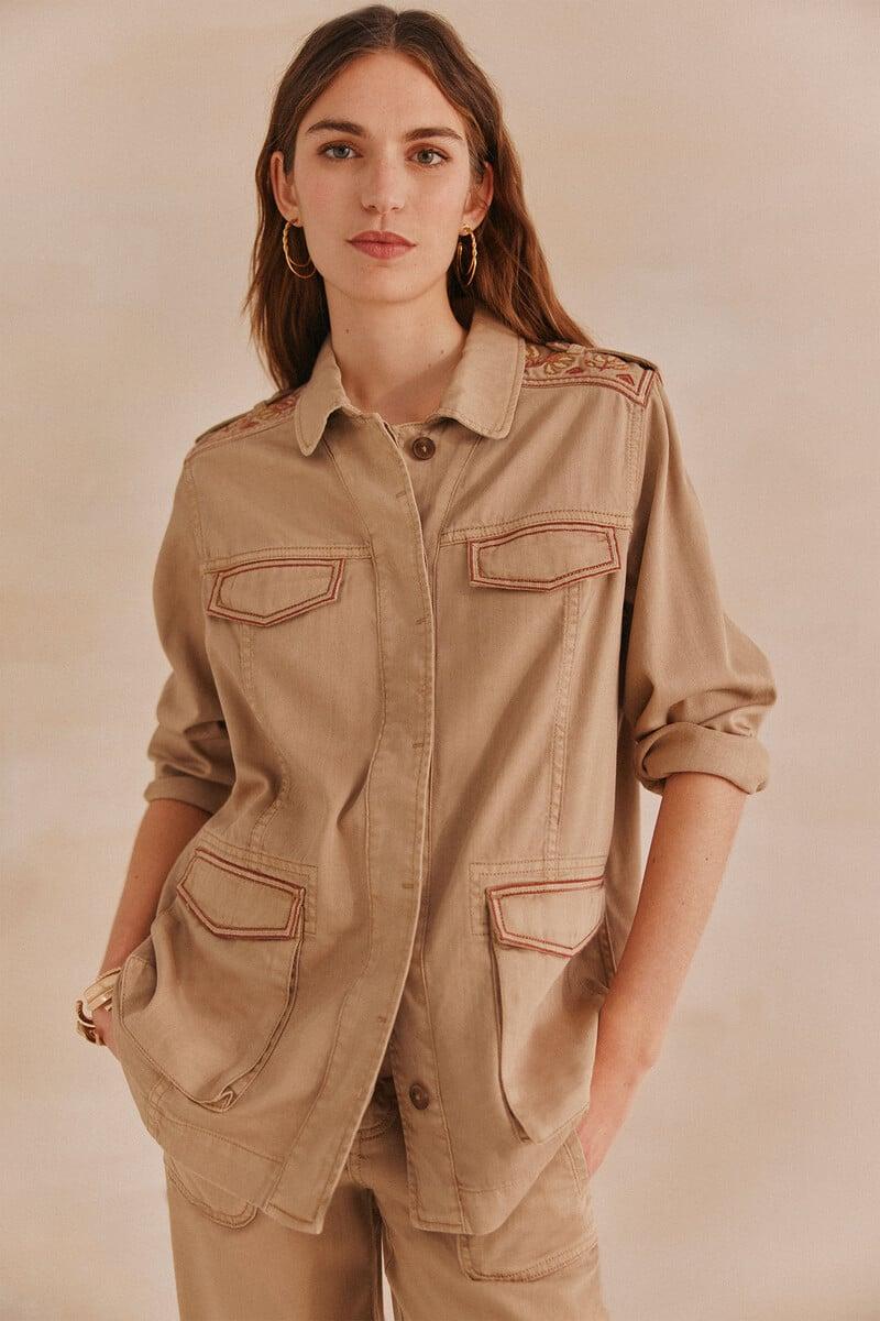pedro del hierro Ediana. Chaqueta bordada Descuento