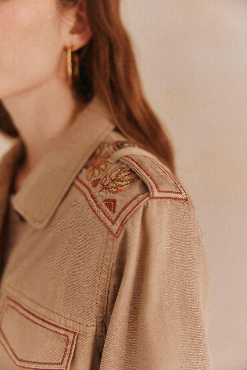 pedro del hierro Ediana. Chaqueta bordada Descuento