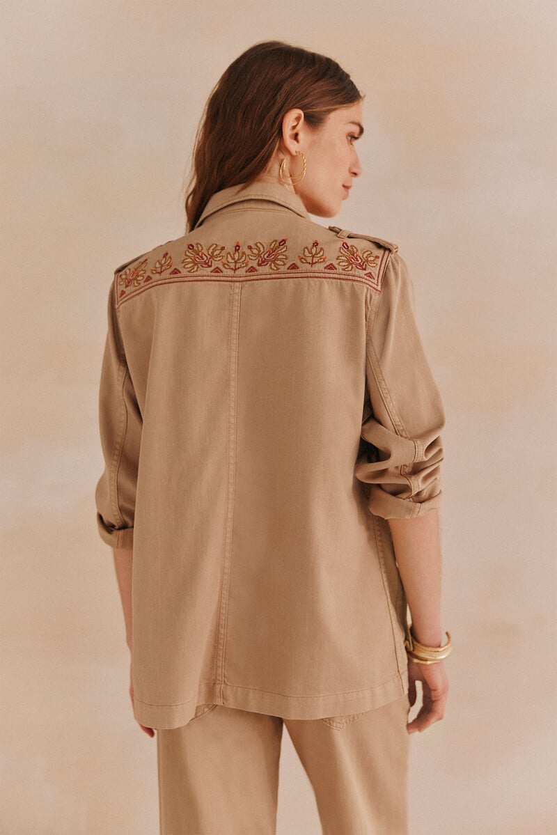 pedro del hierro Ediana. Chaqueta bordada Descuento