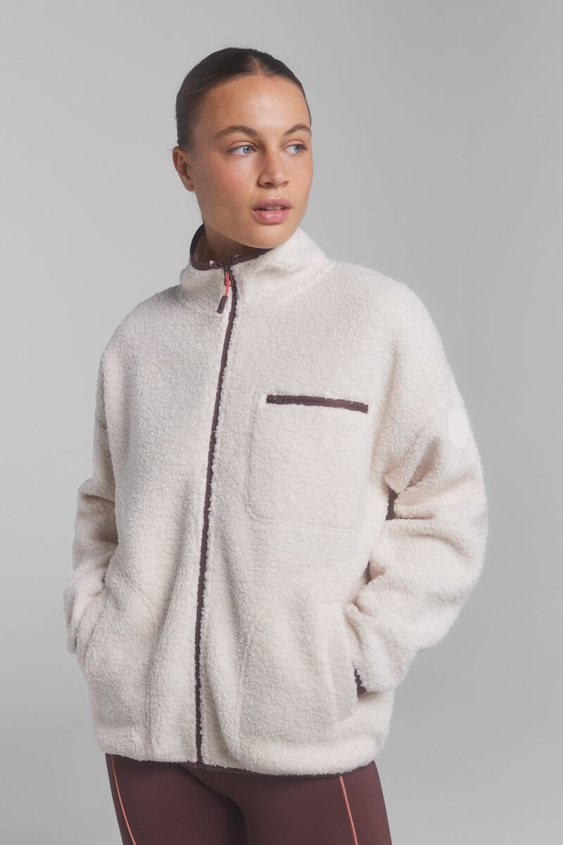 pedro del hierro Chaqueta borreguito beige Últimos 3 días