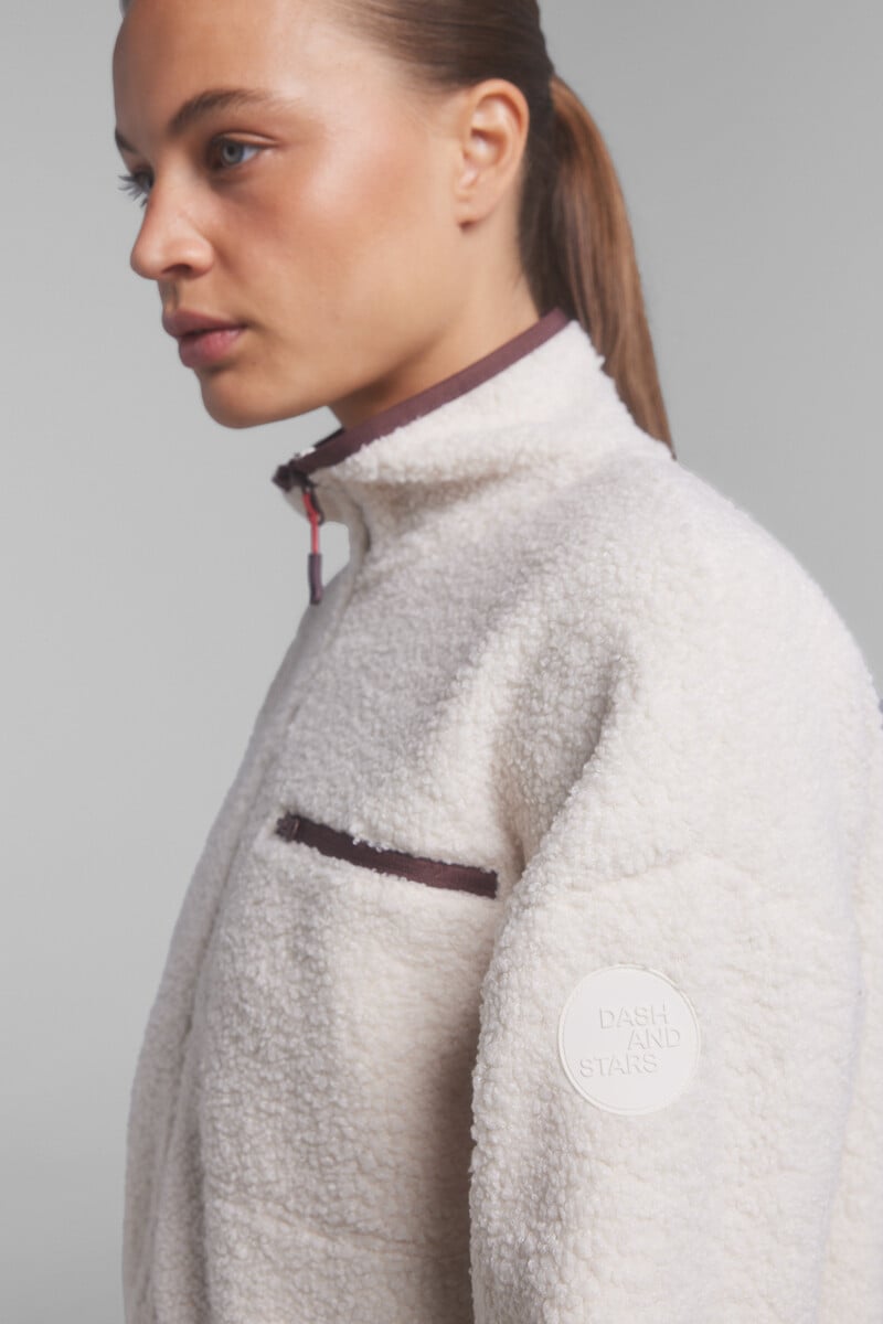 pedro del hierro Chaqueta borreguito beige Últimos 3 días
