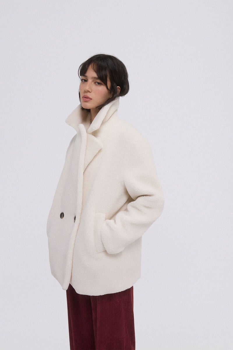 pedro del hierro Abrigo de pelo En oferta