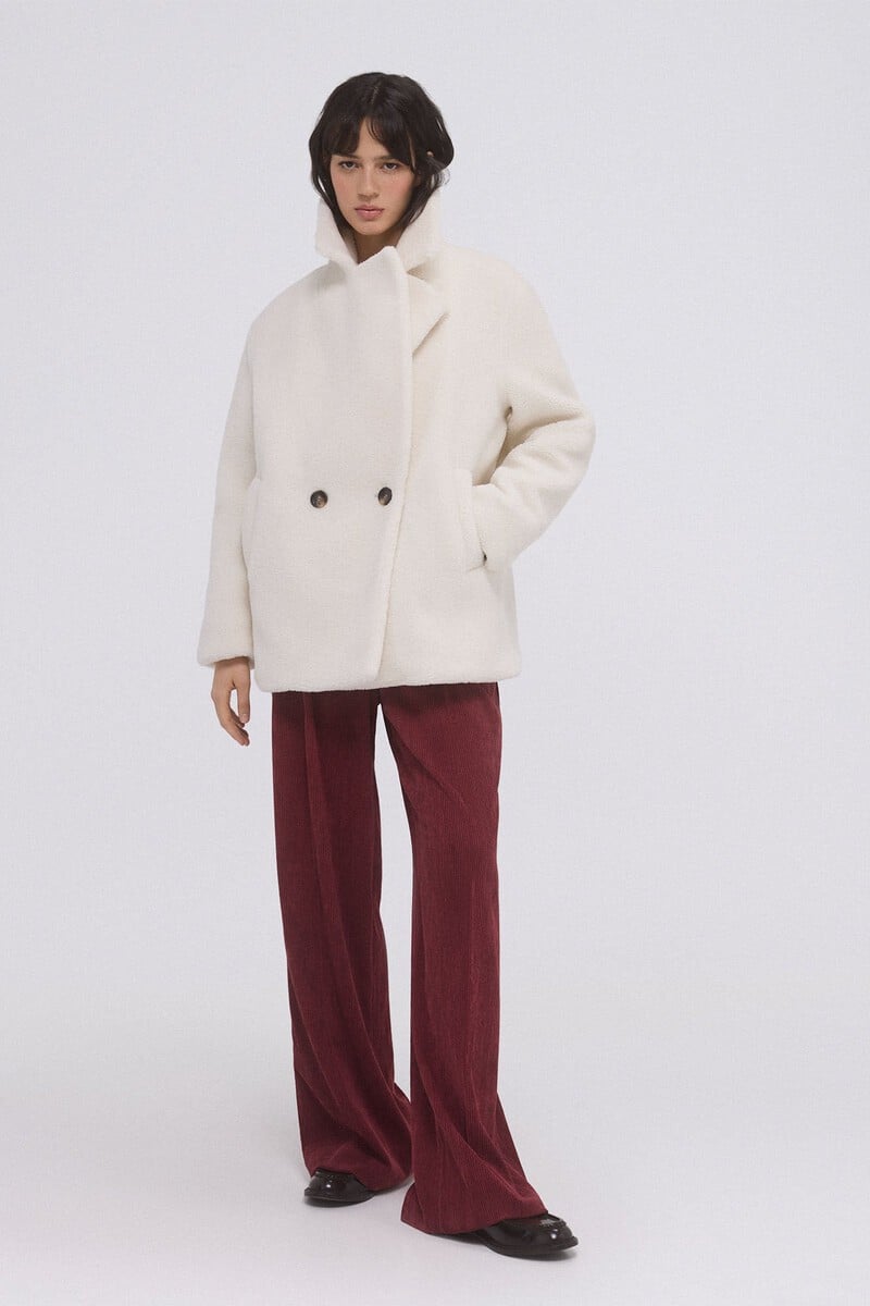 pedro del hierro Abrigo de pelo En oferta