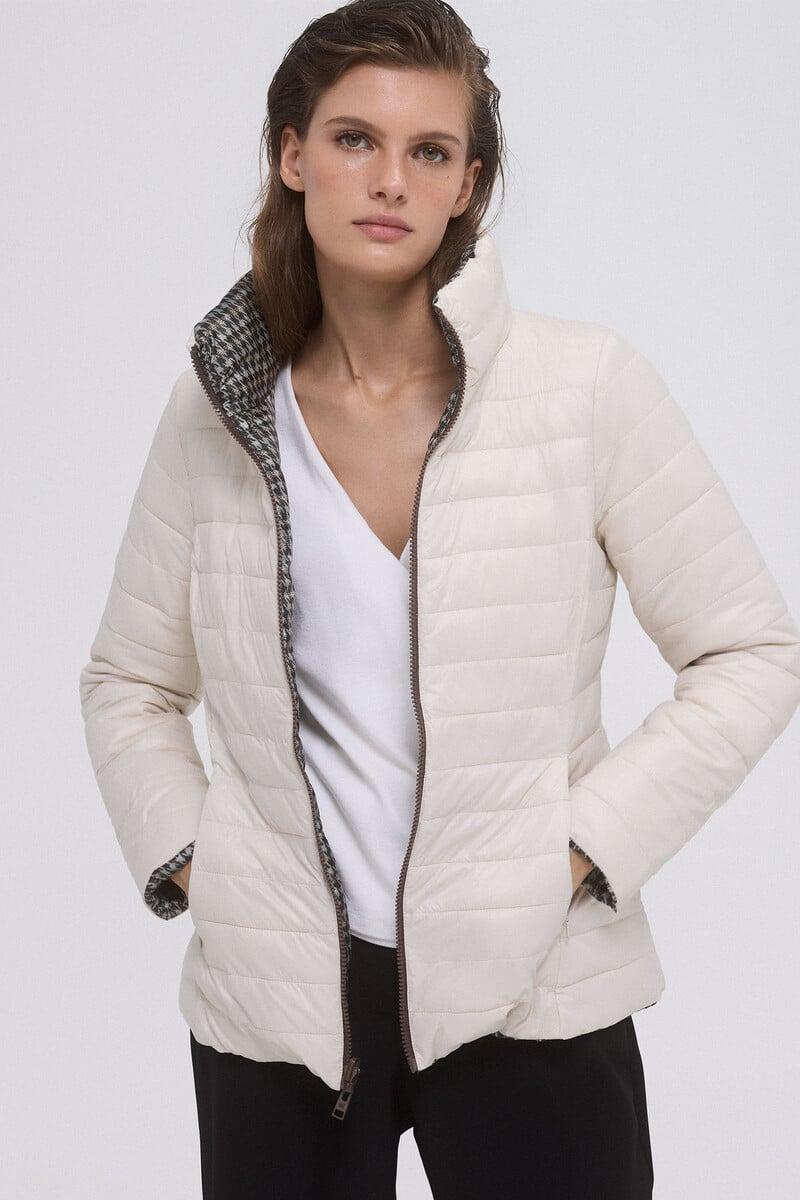 pedro del hierro Chaqueta acolchada reversible estampada Ofertas de temporada