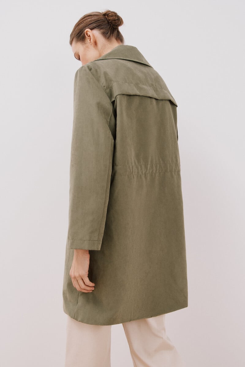 pedro del hierro Gabardina fluida waterrrepelent Ofertas