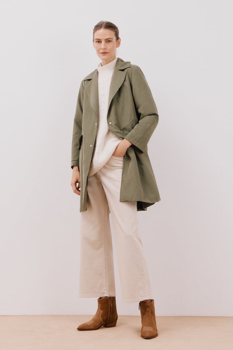 pedro del hierro Gabardina fluida waterrrepelent Ofertas