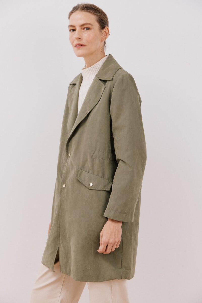pedro del hierro Gabardina fluida waterrrepelent Ofertas