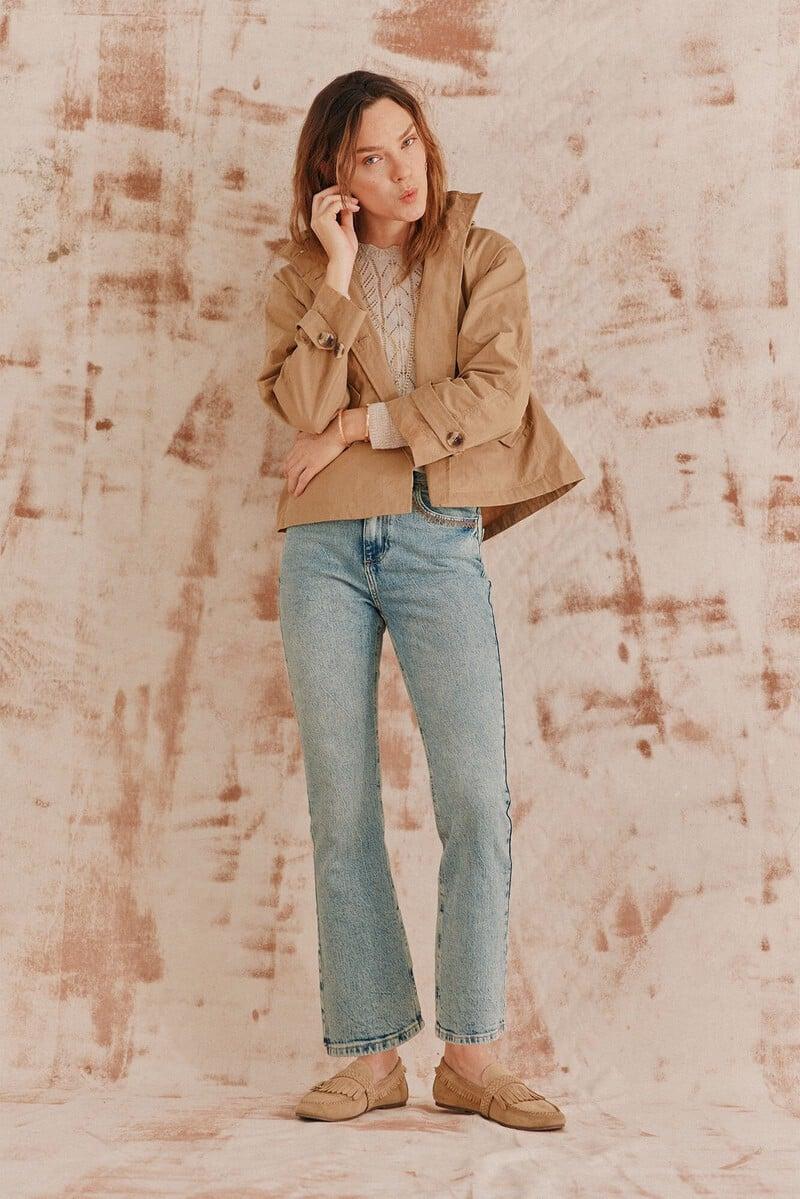 pedro del hierro Daniela. Gabardina corta Gran oferta