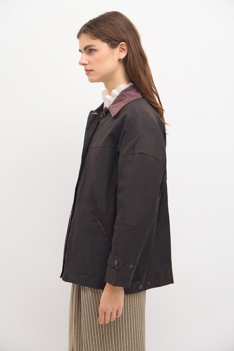 pedro del hierro Dalila. Parka corta encerada Último día