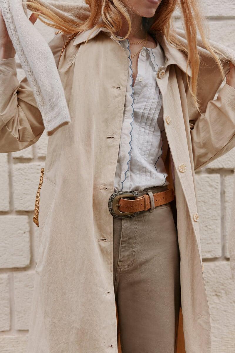 pedro del hierro Diana. Gabardina larga Solo hoy