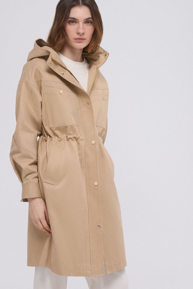 pedro del hierro Parka algodón capucha Oferta especial de fábrica