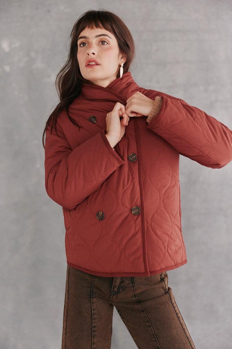 pedro del hierro Diana. Chaqueta acolchada con botones Grandes descuentos