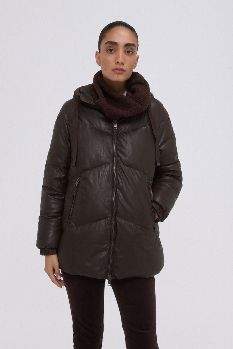pedro del hierro Parka corta con capucha En oferta