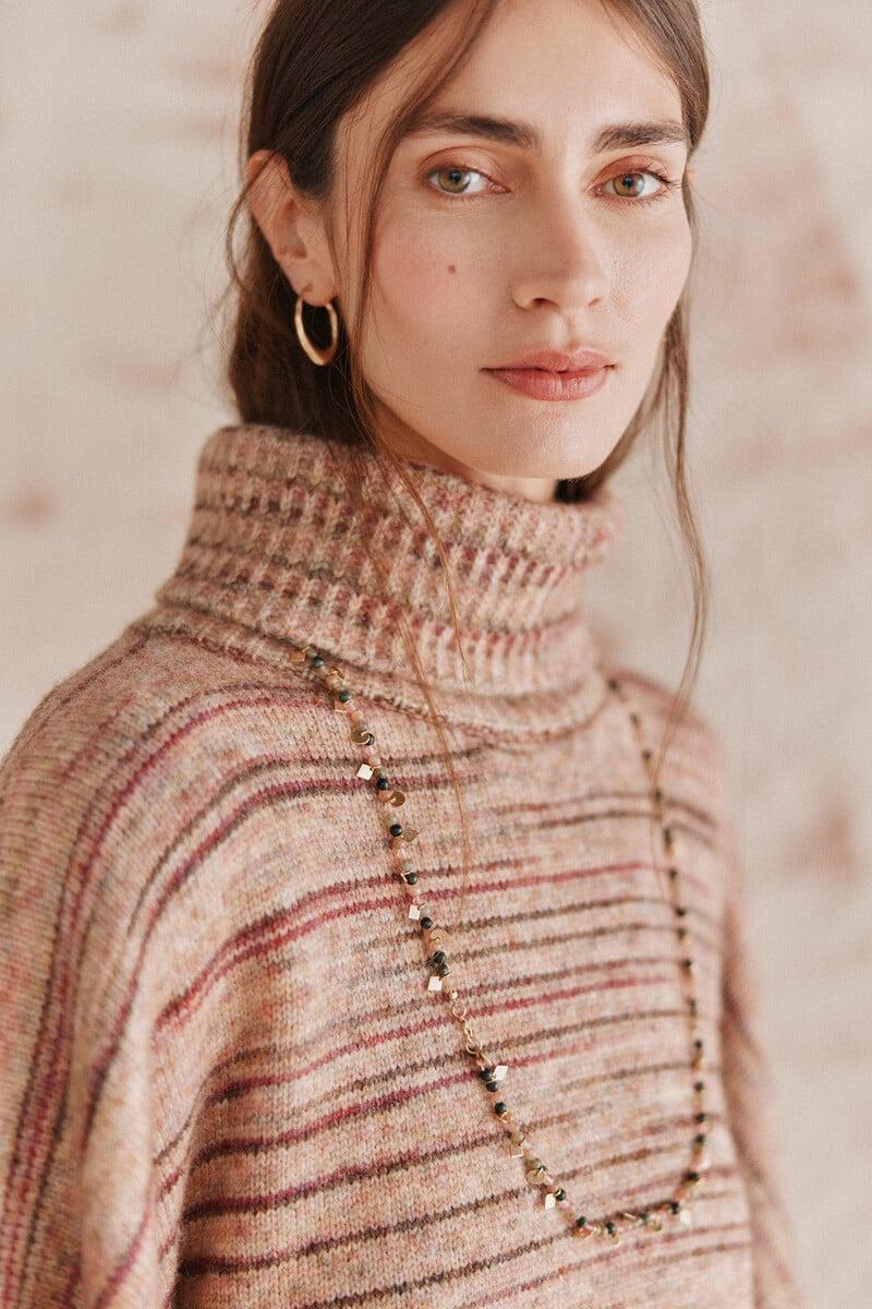 pedro del hierro Teocleta. Poncho de punto En línea