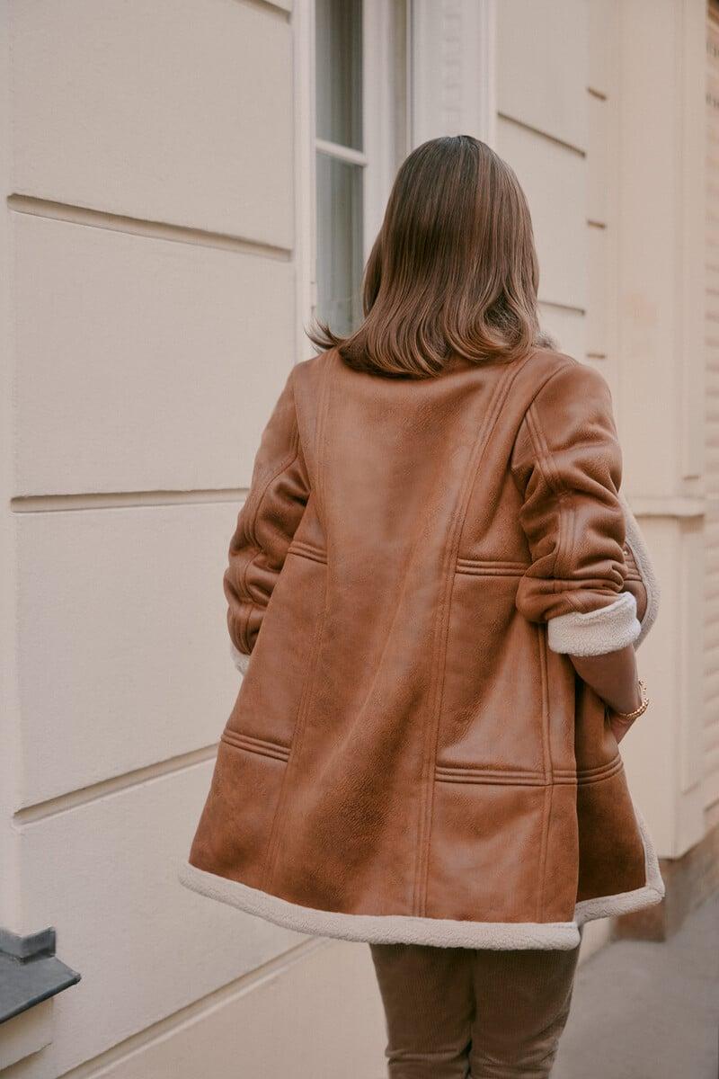 pedro del hierro Dasha. Abrigo doble faz largo Ofertas
