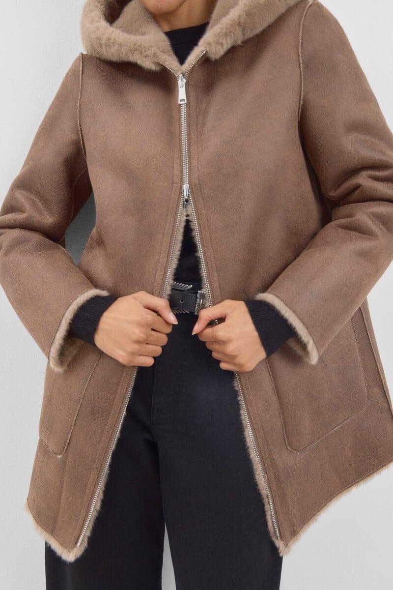 pedro del hierro Abrigo efecto doble faz reversible Descuento