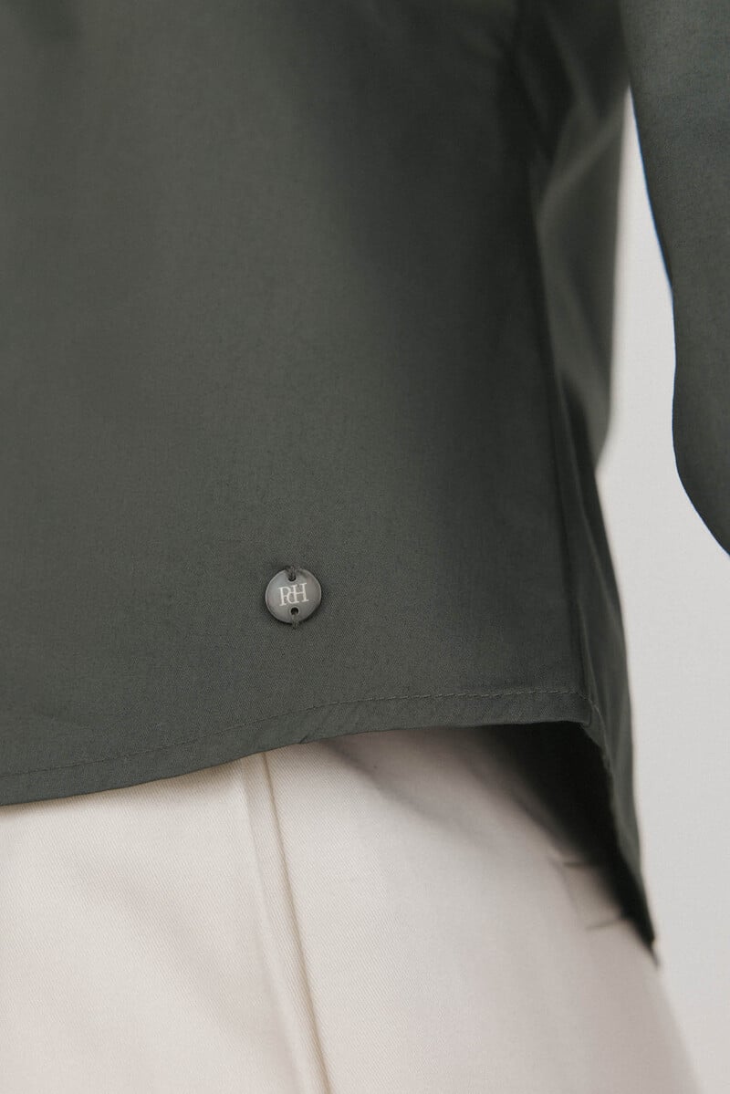 pedro del hierro Camisa manga larga abullonada Liquidación