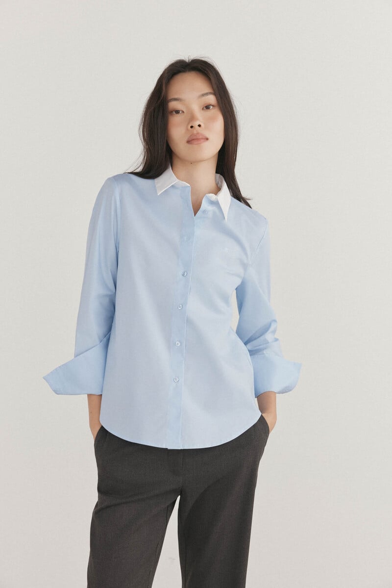 pedro del hierro Camisa algodón básica Rebajas top