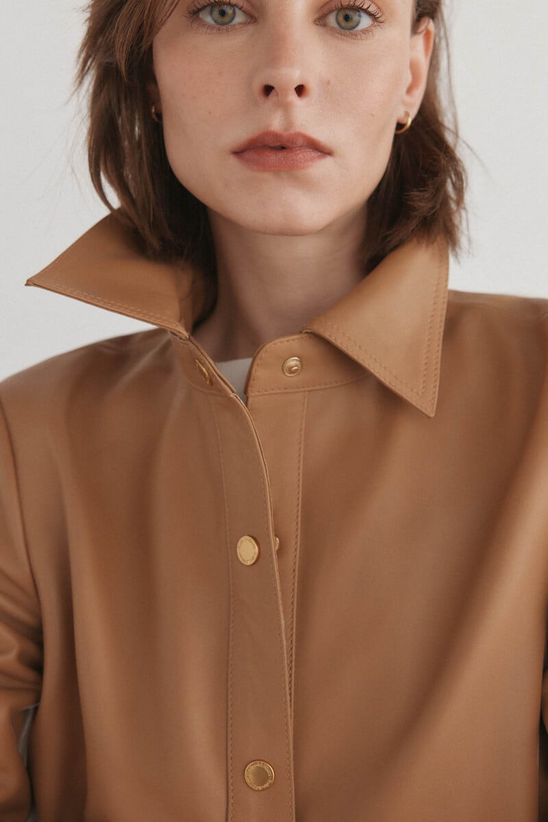 pedro del hierro Sobrecamisa piel Precio de fábrica