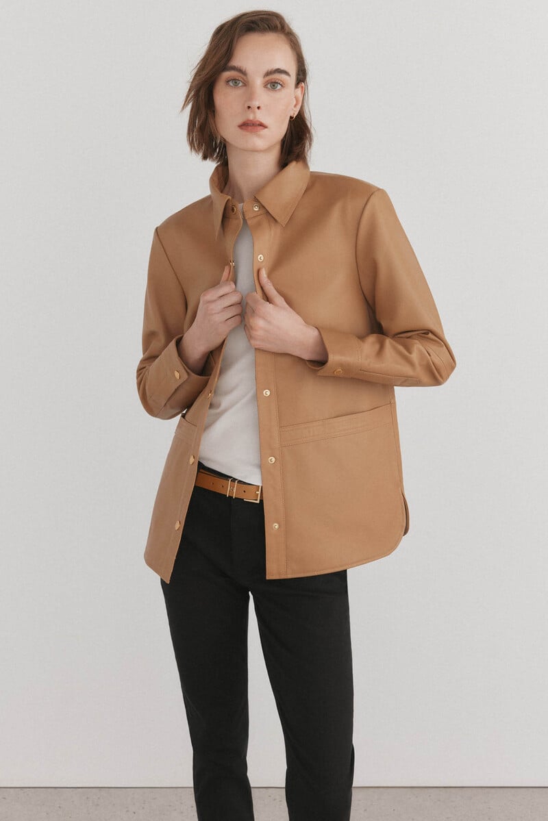 pedro del hierro Sobrecamisa piel Precio de fábrica