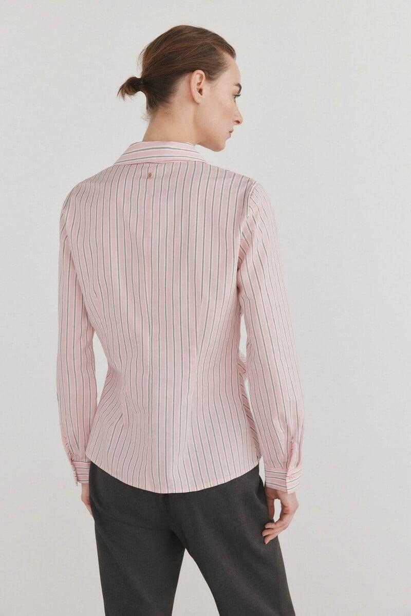pedro del hierro Camisa de cuello solapa con escote pico Oferta especial de fábrica
