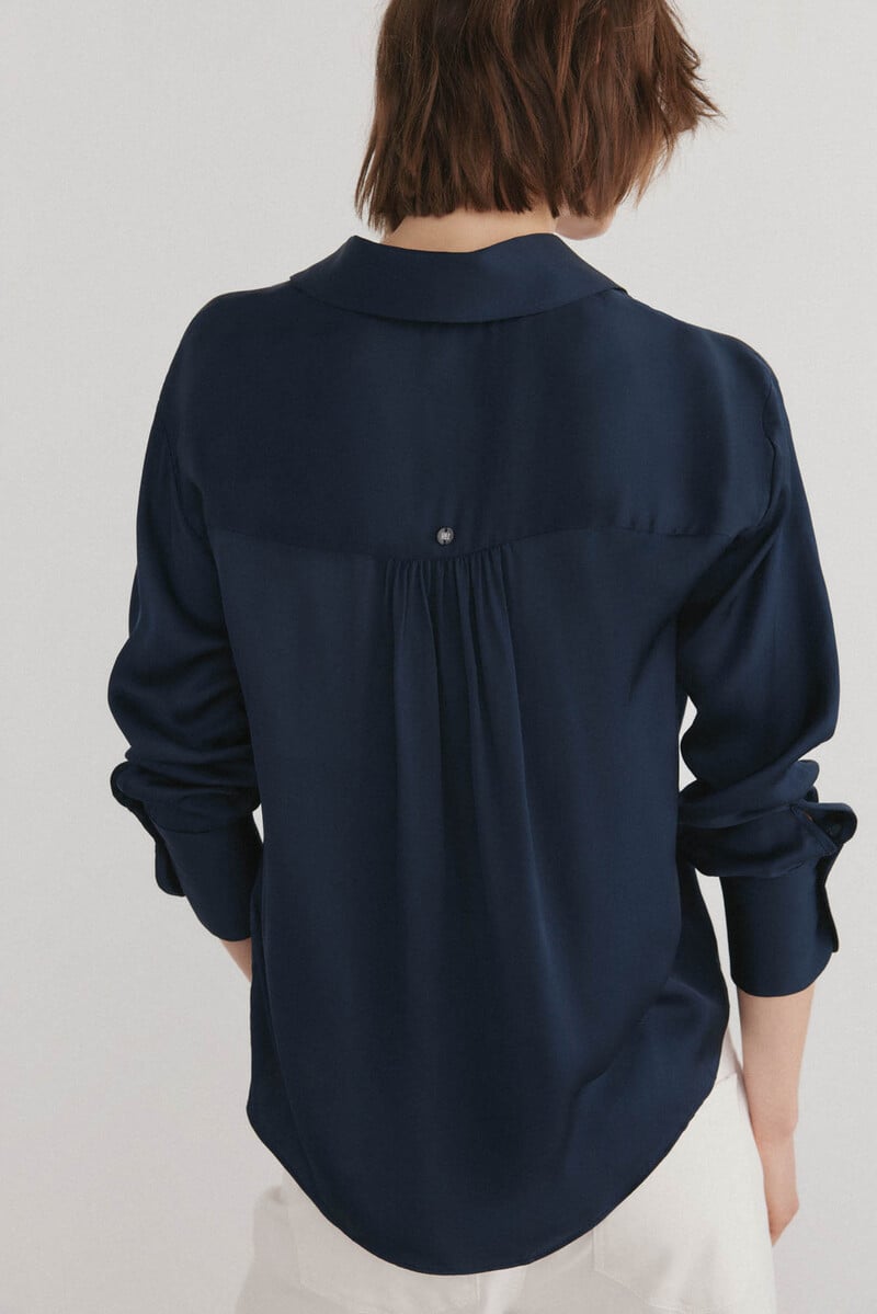 pedro del hierro Blusa satén fluida Solo queda un día