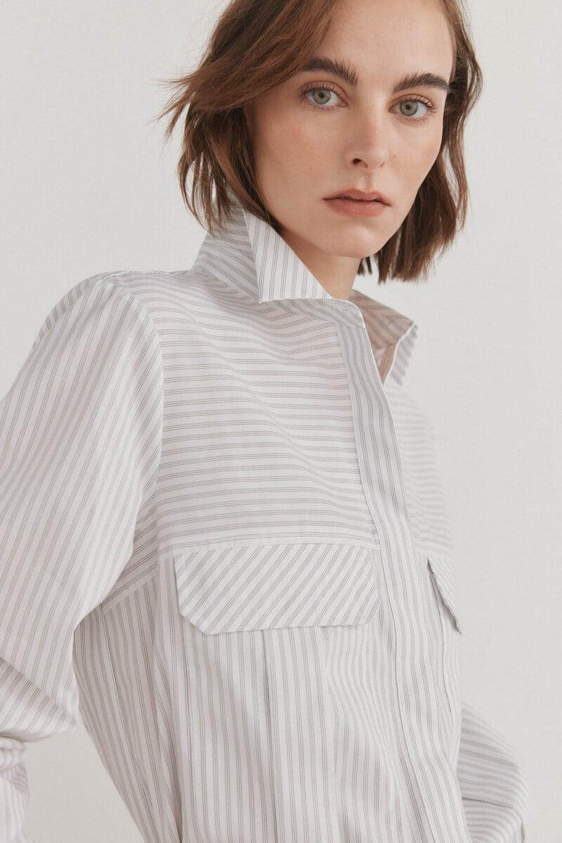pedro del hierro Camisa algodón crop Superdescuento