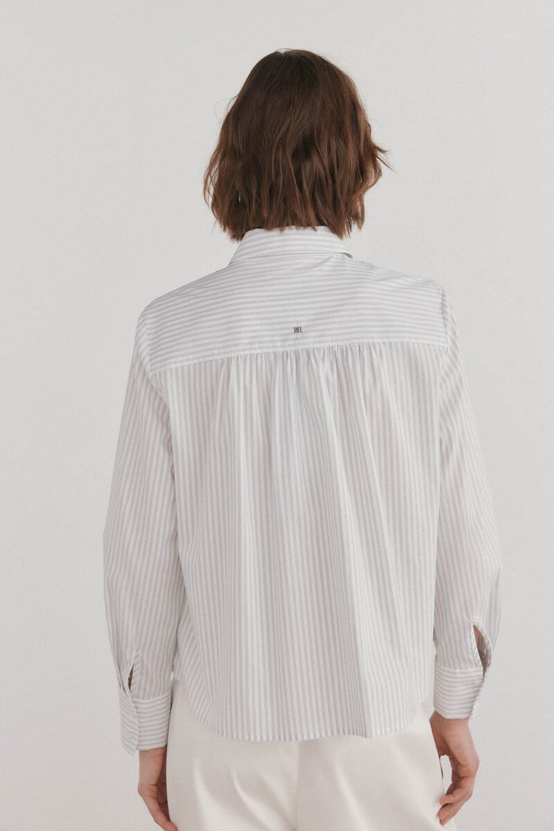 pedro del hierro Camisa algodón crop Superdescuento