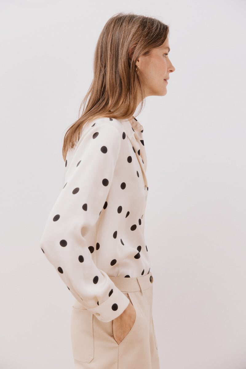 pedro del hierro Camisa satinada Ahorra y exporta