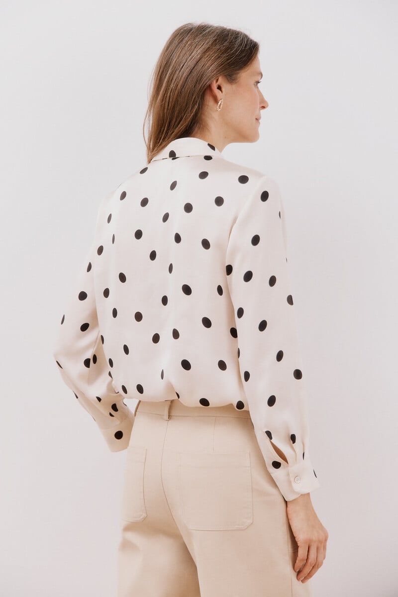 pedro del hierro Camisa satinada Ahorra y exporta