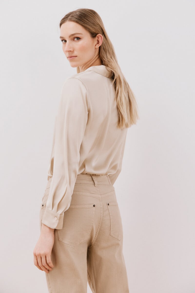 pedro del hierro Camisa satinada Descuento por venta flash