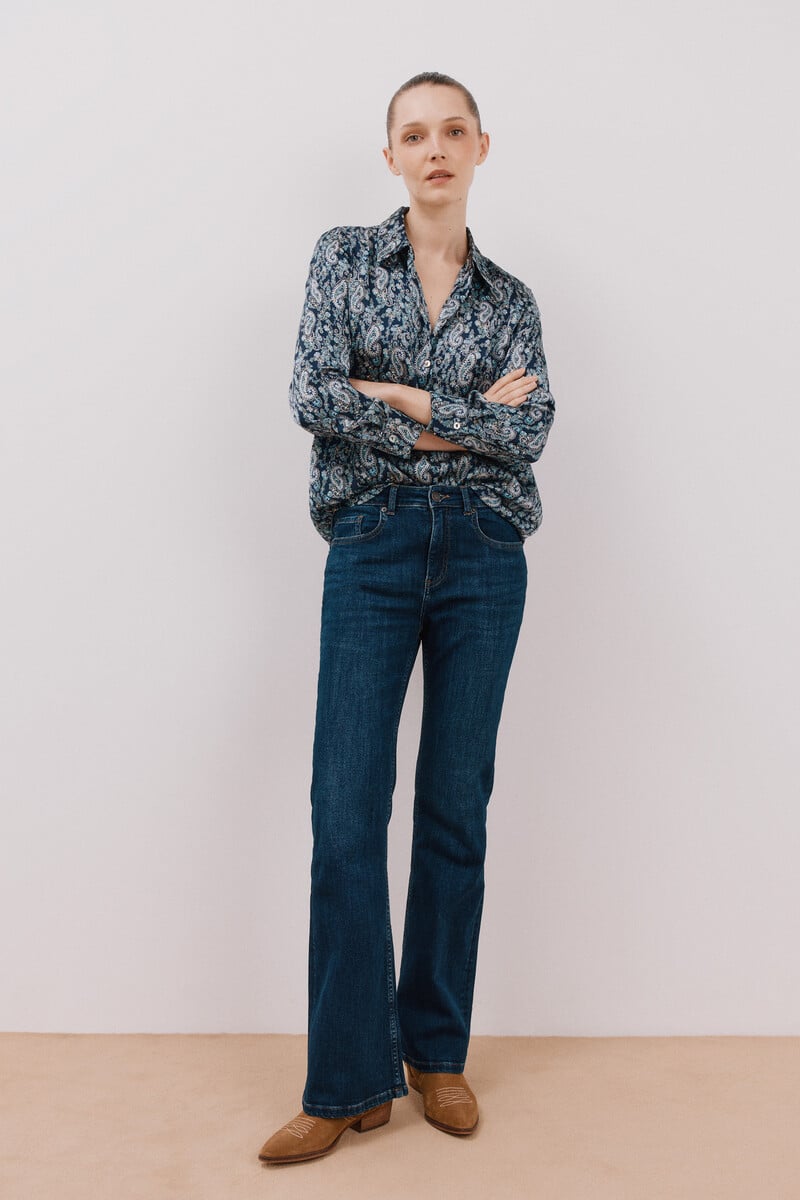 pedro del hierro Camisa satinada Precio ultrabajo