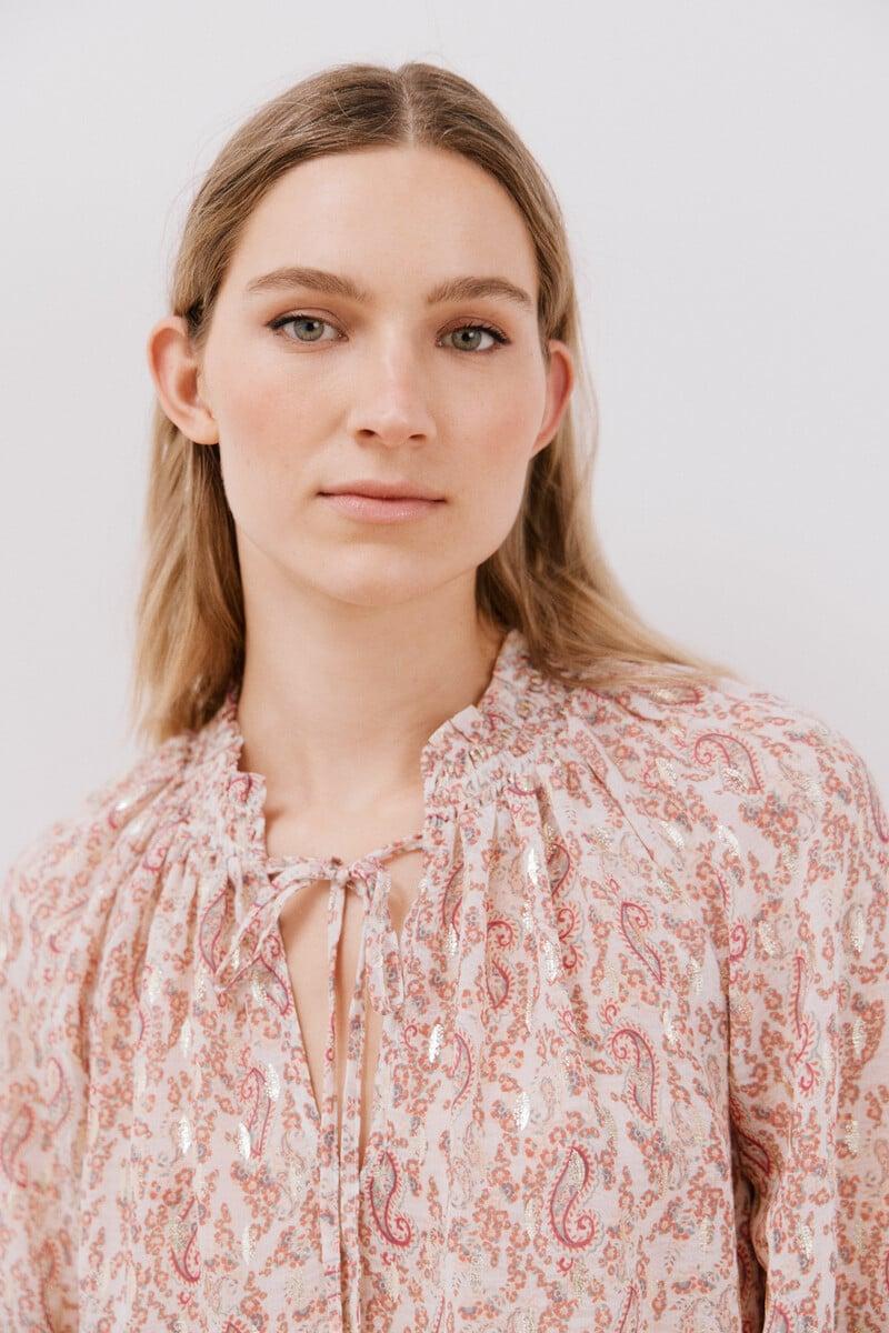 pedro del hierro Blusa detalle nido de abeja Rebajas