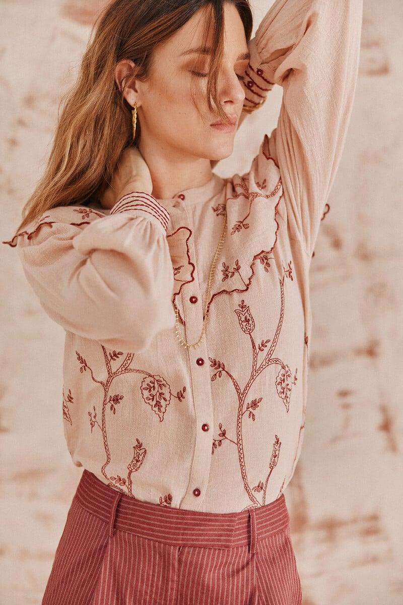 pedro del hierro Catherine. Blusa cuello Los más vendidos