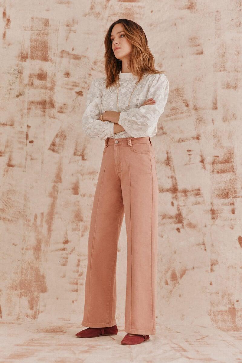 pedro del hierro Caterina. Blusa bordados Precio de fábrica