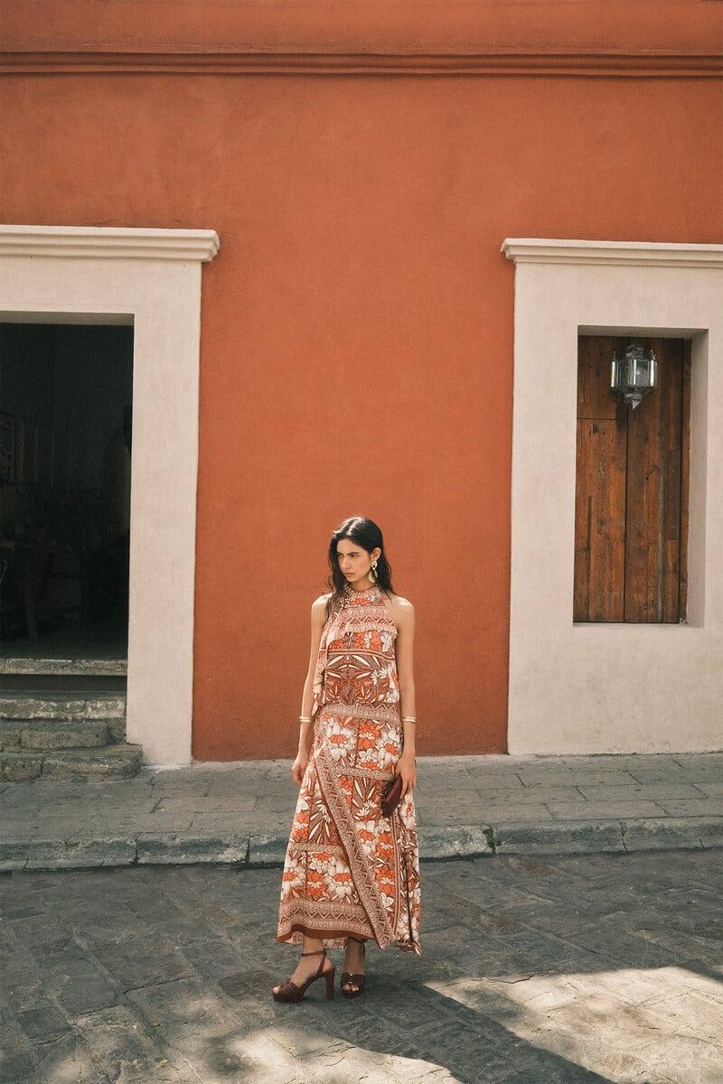 pedro del hierro Liana. Top estampado Promoción por tiempo limitado