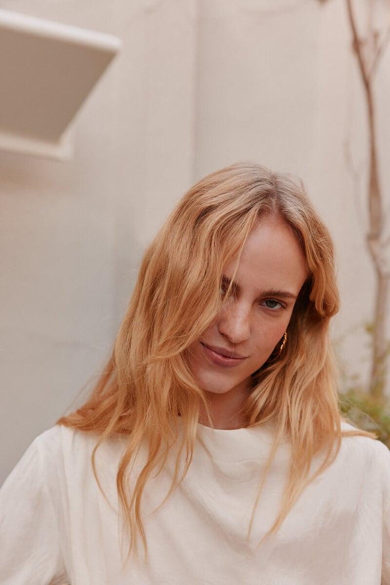 pedro del hierro Constanza. Blusa jacquard Solo hoy